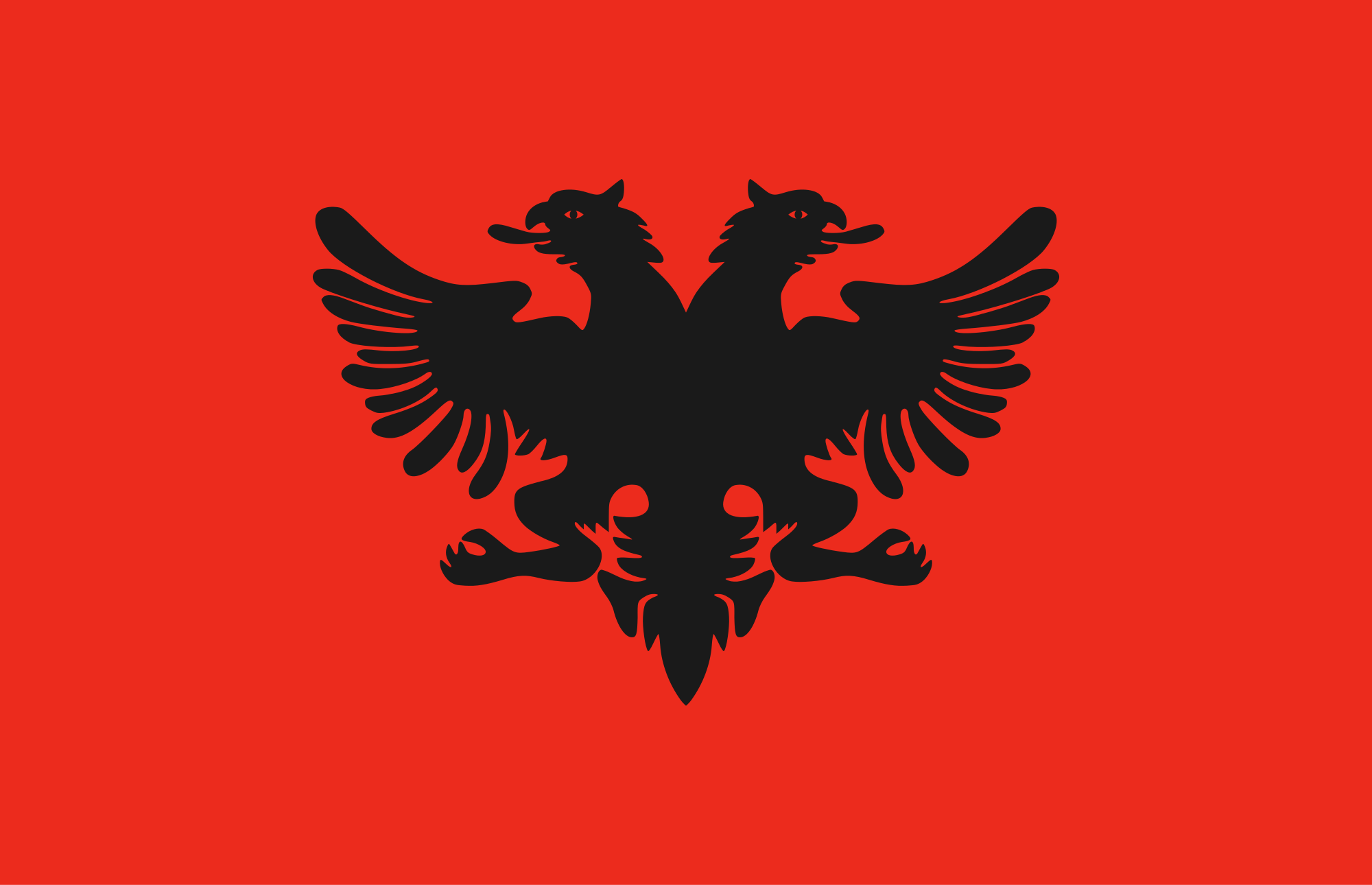 Bandeira Albânia